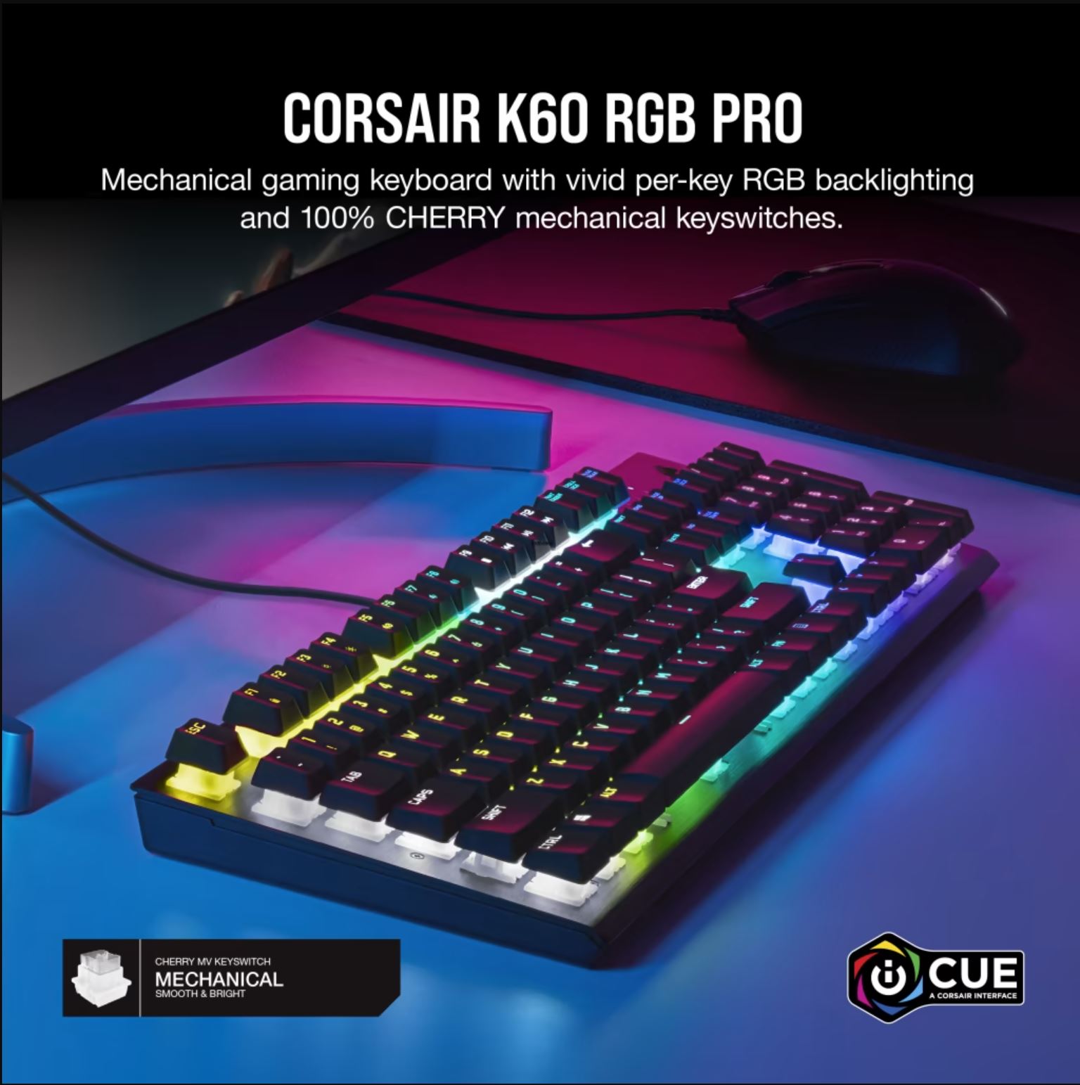 Corsair K60 RGB PRO Mechanical Gaming Keyboard2