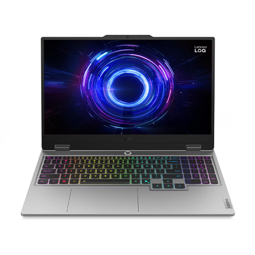 Lenovo LOQ 15IRX10 Core i7-14700HX, 24GB DDR5 RAM, 512GB SSD M.2, GeForce RTX 5060- 8GB, 15.6" FHD (1920x1080) IPS 144Hz, RGB Backlit, Arb, Windows 11 Home- Luna Grey