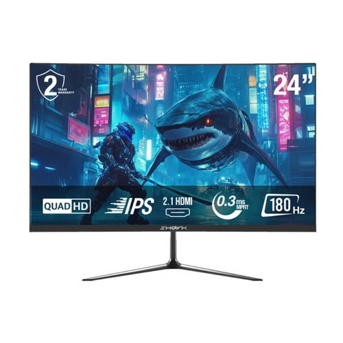 SHARX 24" 24Q180I 180HZ, 0.3ms, IPS, QHD, HDMI 2.1 GAMING MONITOR