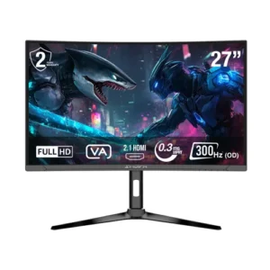 Sharx 27″ JAWS 27F300VC FHD 300Hz 0.3ms Curved VA HDMI 2.1 Speaker Rotatable Gaming Monitor