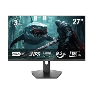 SHARX Gaming Monitor 27- 180Hz,0.3ms Flat IPS,QHD,2.1HDMI,3W Speaker-27Q180I