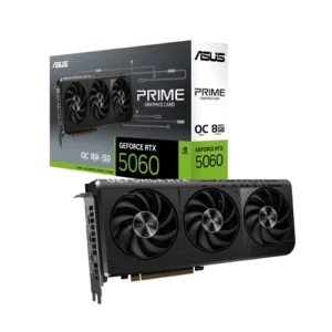 ASUS PRIME GeForce RTX 5060 OC Edition 8GB GDDR7 Graphic Card – Black