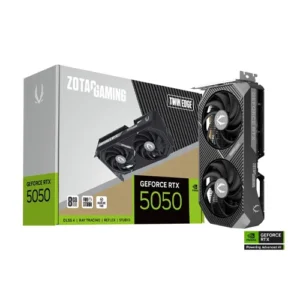 ZOTAC GAMING GeForce RTX 5050 8GB Twin Edge Graphics Card – Black | Best Price