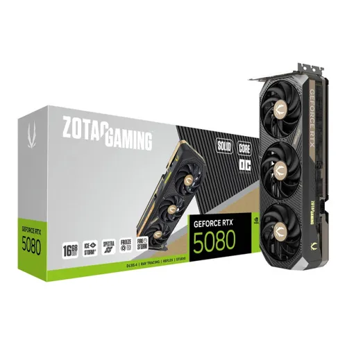Zotac Geforce RTX 5080 16GB Solid Core OC Edition GDDR7 Graphic Card